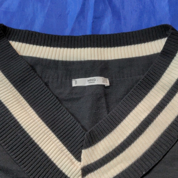 Mango Contrast Panels Sweatshirt - Picture 8 of 8